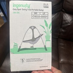 Ingenuity Cozy Spot Swing n Go 25.6″ (H) x 21.5″ (W) x 31.1″