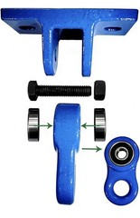 Heavy Duty Children Set Hardware Replacement Kit Including 2 Blue Swing Brackets