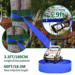 Ninja Obstacle Course 720 In. L X 2 In. W X 1 In. H Utility Vehicle with Obstacl