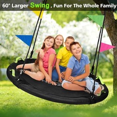 Giant 60 Inch Saucer Swing, Supports 900lbs, All Family Outdoor Play