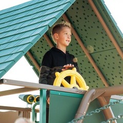 Lifetime 91069 Big Stuff Earthtone Swing Set – Durable Outdoor Play Playground