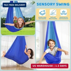 Swing Stand with Sensory Swing and Pod Swing, X-Shaped Swing Frame, Heavy-Duty M