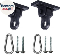 Heavy Duty Black Swing Hangers Screws Bolts Included over 5000 Lb Capacity Playg