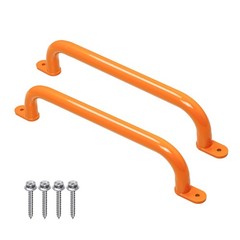 17’’ Orange Playground Handles Indoor Kids Monkey Bars Ladders 2Pcs