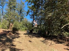 Zip line Trolley Seat / Fun Swing