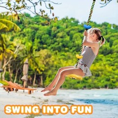 ASTM Approved Kids Climbing Rope Swing with Easy Installation & Accessories
