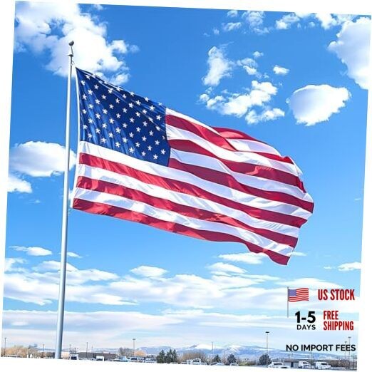 Sturdy American Flag 3×5 FT Outdoor, Heavy Duty 210D Nylon Longest 3x5FT