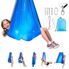 Uimoso Sensory Swing with Double-Layer Fabric, Supports Up to 300 lbs
