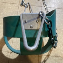 High Back Full Bucket Swing with Coated Chain – Heavy Duty Professional Swing