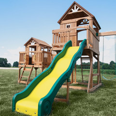 Backyard Discovery Malibu Cedar Swing Set FREE SHIPPING USA