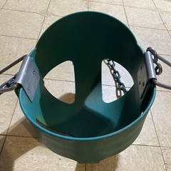 High Back Full Bucket Swing with Coated Chain – Heavy Duty Professional Swing