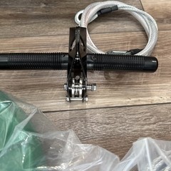76ft Zip Line Trolley with Spring Brake System (incomplete Set/ Missing Parts).