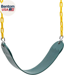 2PCS Swings Seats Heavy Duty with 66″ Chain, Playground Swing Set Accessories Re