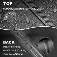 Porch Swing Cover 86Inch Waterproof 600D Oxford Hanging Outdoor Swing Cover G…