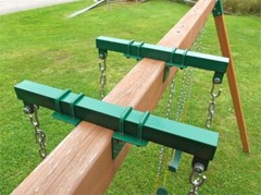 Eastern Jungle Gym Adjustable Steel Horse Glider Brackets (Pair)