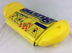 Vintage Kids Plastic Swing with Rope Yellow New