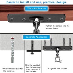 Heavy Duty Swing Hanger Swing Set Accessorie for Indoor Outdoor Playground Po…