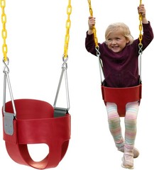 Durable Toddler Swing Seat – High Back Style with Easy Setup for Outdoor Fun