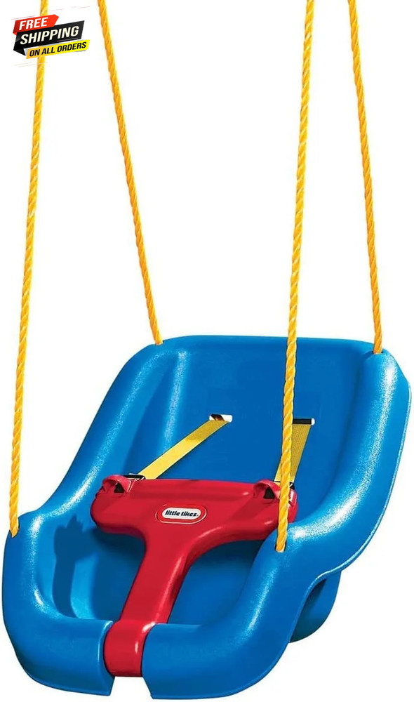 2-In-1 Snug and Secure Swing, High Back Swing, Blue 💪👌