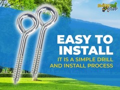 SWING SET STUFF INC. EYE HOOKS PAIR hardware outdoor playground boy girl 0239