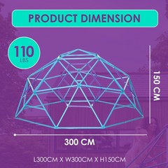 Play Phobos, Jungle Gym, 5ft Climbing Dome – Kids Outdoor Play Equipment, Mon…