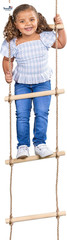 6 Ft. Climbing Rope Ladder for Kids – DIY Swingset Addition for Outdoor Play Equ