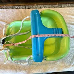 Toddler Swing Seat – Green/Blue with Safety Straps & Ropes