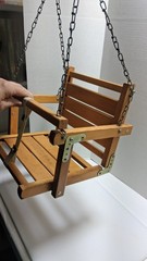 NICE Hedstrom Baby Toddler Wood Swing w/Chains USA Swingset NEW!