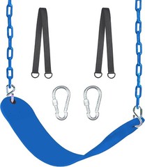 Swing Seat 66″ Heavy Duty Coated Iron Chain Sensory Swing Therapy Swing