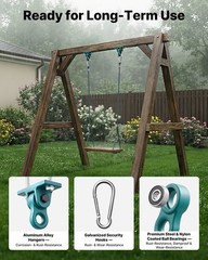 VEVOR Swing Hangers 4 Pack Heavy Duty Brackets 5000 lbs Capacity for Playground