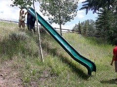 22ft Fiberglass Playground Slide sites 11 ft high boat, pool slides
