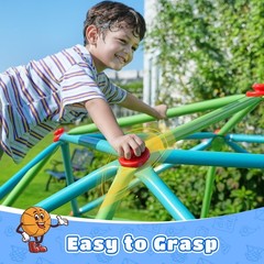 Zupapa 10FT Climbing Dome,Kids Jungle Gym,1000LBS Easy Assemble Outdoor Playset