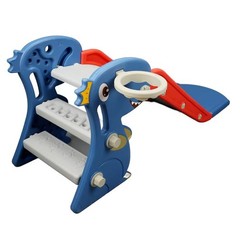Sturdy Slide for Kids Age 2-6, Plastic Toddler Slide Climber Set Outdoor Indoor