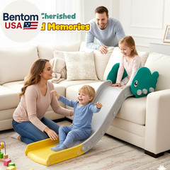 Couch Slide for Toddlers, Upgraded Indoor Toddler Slide for Couch, Bed & Stairs,
