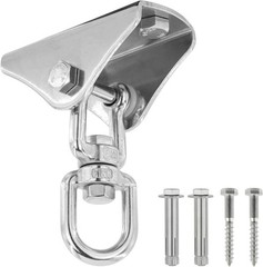 Heavy Duty Swing Hangers for Wooden Sets 2000 LB Capacity 360 Swivel Stainles…