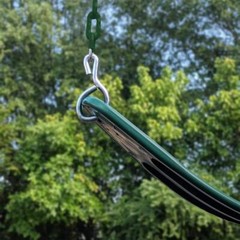 Gorilla Swing Belt Seat Green Chains Heavy Duty Kids Outdoor Playground Set