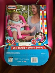 Little Tikes Swing 2-in-1 Snug and Secure Outdoor Baby Swing Magenta