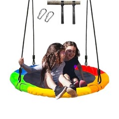 40″ Saucer Tree Swing for Kids – 500Lb Weight Capacity, Waterproof Six Colours