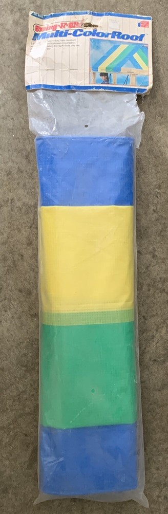 Swing-N-Slide NE 4403 Multi-Color Replacement swing play set Tarp 52”x 90”