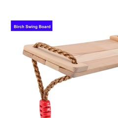 KOHAND 15.57 x 6.3 Inch Wooden Swing, Hanging Tree Swing Seat with Adjustable…