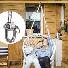 2 Pack Swing Hangers Swing Set Hooks Stainless Steel Hammock Hooks for Porch …