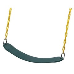 Swing Seat Playground Outdoor Swingset Accessories Hanger Kids Child Belt Green