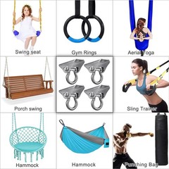 Stainless Steel Swing Hanger 1000 LB Capacity for Yoga, Heavy Bag, Chair
