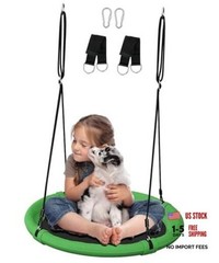 24″ Saucer Tree Swing Set for Kids & Adults – Adjustable Flying Round 24″