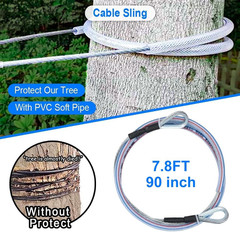 Zip Line Kits for Backyard, Zip Lines for Kid and Adult, Included Swing Seat, Zi