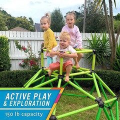 Climber with Top – Active Indoor Outdoor Play Set Climbing Dome Equipment Toys –
