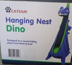 Hanging Nest Dinosaur Swing Chair Indoor Play Sensory Secret Hiding Space