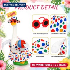 Summer Porch Goose Outfits Bikini Goose Outfits Fits 23 Inch Cement or Plastic G