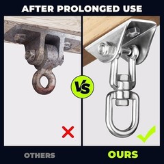 Heavy Duty Swing Hanger 304 Stainless Steel 1000lbs Capacity Easy Installation
