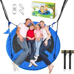 40 Inch Saucer Tree Swing Flying 900lb Weight Capacity 2 Added Hanging Straps